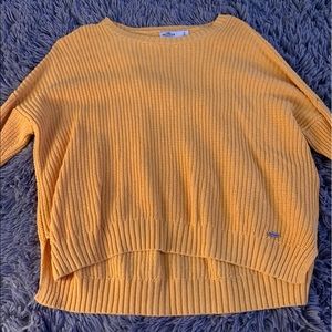 hollister yellow sweater